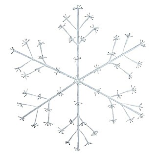 Led-kerstverlichting Sneeuwvlok (Diameter: 120 cm, Op netstroom)