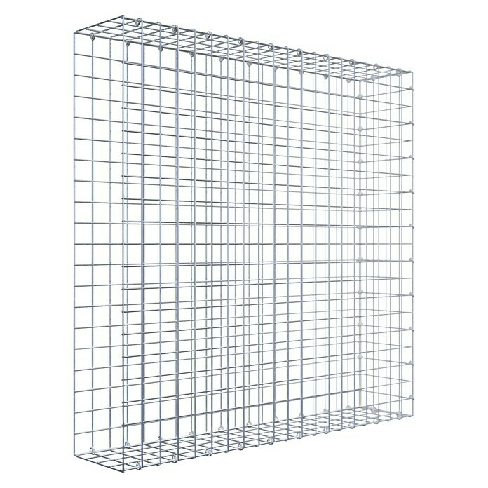 Gabiona Gabione Typ 2 (Zum Anbau in der Länge, 100 x 20 x 100 cm, Stahl, Maschenbreite: 50 mm, Maschenhöhe: 50 mm, C-Ring) | BAUHAUS