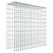 Gabiona Gabione Typ 4 (Zum Anbau in Länge & Höhe, 100 x 30 x 100 cm, Stahl, Maschenbreite: 50 mm, Maschenhöhe: 100 mm, C-Ring) | BAUHAUS