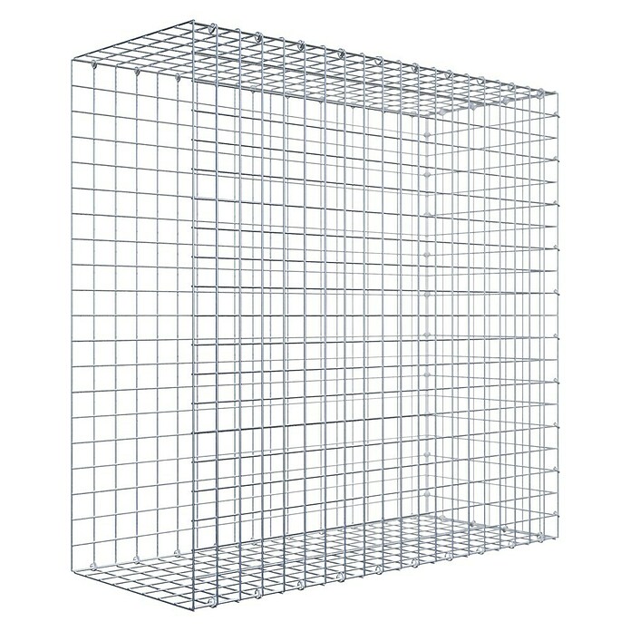 Gabiona Gabione Typ 2 (Zum Anbau in der Länge, 100 x 40 x 100 cm, Stahl, Maschenbreite: 50 mm, Maschenhöhe: 50 mm, C-Ring) | BAUHAUS
