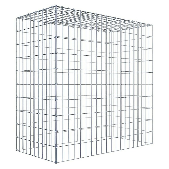 Gabiona Gabione Typ 3 (Zum Anbau in der Höhe, 100 x 50 x 100 cm, Stahl, Maschenbreite: 50 mm, Maschenhöhe: 100 mm, C-Ring) | BAUHAUS