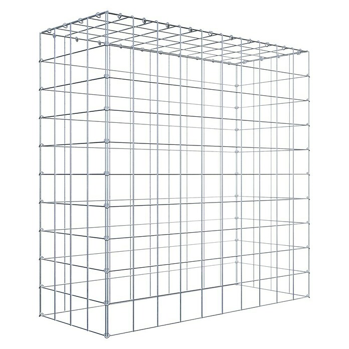 Gabiona Gabione Typ 3 (Zum Anbau in der Höhe, 100 x 40 x 100 cm, Stahl, Maschenbreite: 100 mm, Maschenhöhe: 100 mm) | BAUHAUS