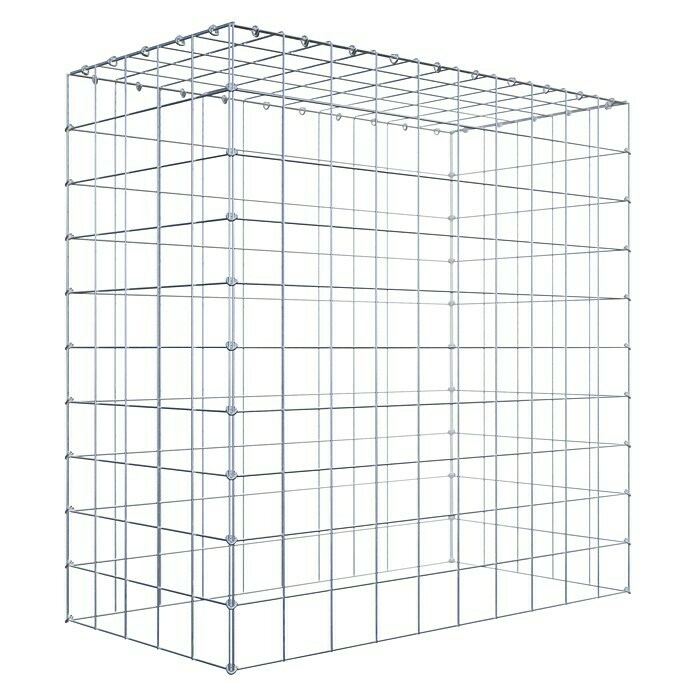 Gabiona Gabione Typ 3 (Zum Anbau in der Höhe, 100 x 50 x 100 cm, Stahl, Maschenbreite: 100 mm, Maschenhöhe: 100 mm) | BAUHAUS