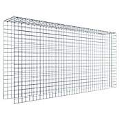 Gabiona Gabione Typ 4 (Zum Anbau in Länge & Höhe, 200 x 30 x 100 cm, Stahl, Maschenbreite: 50 mm, Maschenhöhe: 50 mm, C-Ring) | BAUHAUS