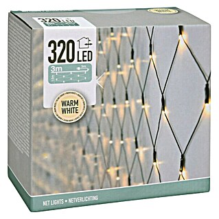Decoratieve led-kerstverlichting Netverlichting (Zwart, Op netstroom, Aantal lichtbronnen: 320 st.)