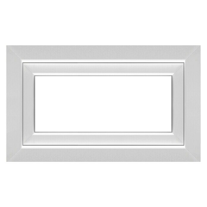Solid Elements Kunststofffenster Q71 Supreme (B x H: 100 x 60 cm, Links, Weiß)