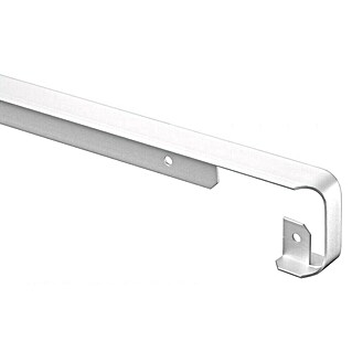 Hoekprofiel (l x b x h: 67 x 1,5 x 1,3 cm, Aluminium, Wit)