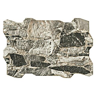 Revestimiento de pared Wall Rock (40 x 60 cm, Gris, Mate)