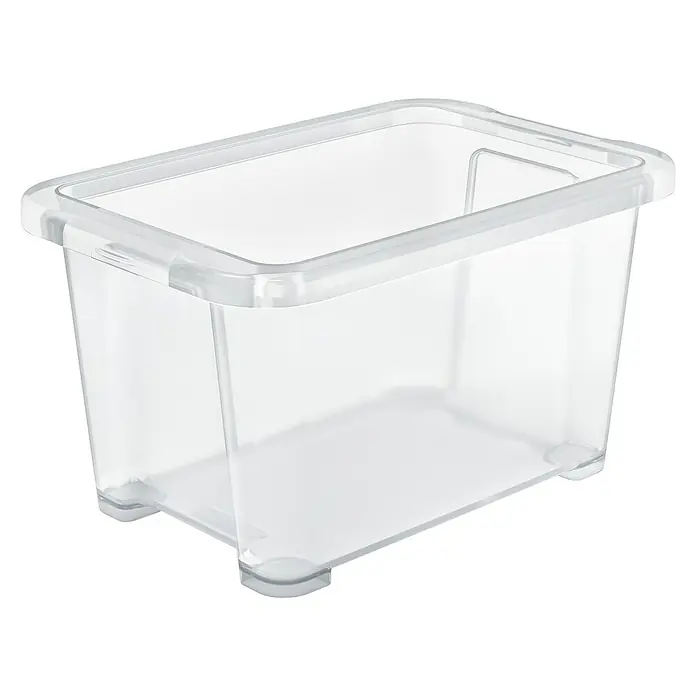 Rotho Aufbewahrungsbox Clear-Box - L x B x H: 17,8 x 11,7 x 9,8 cm, Transparent, Fassungsvermögen: 1,2 l - Klarsichtbox zur Aufbewahrung von diversen Gegenständen, ideal für Büro, Werkstatt oder Haushalt, aus transparentem Kunststoff.