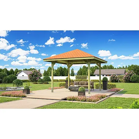 Weka  Standard-Pavillon Gartenoase 651
