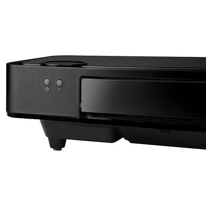 Black+Decker Heizlüfter BXWSH2000E - 1.000 W - 2.000 W, Anthrazit, IPX2 - Detailaufnahme