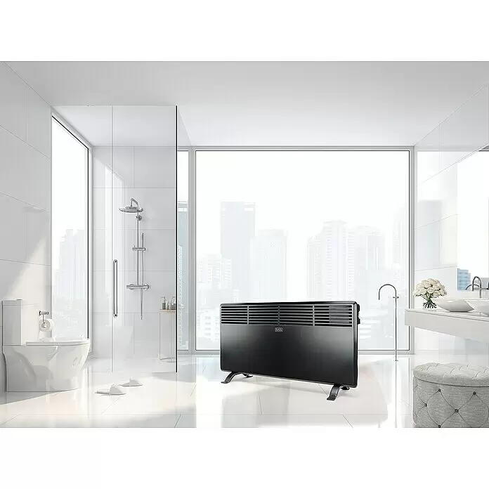 Black+Decker Konvektorheizung BXCSH1800E - 1.800 W, Raumgröße bis ca. 18 m², Schwarz - Stimmungsaufnahme