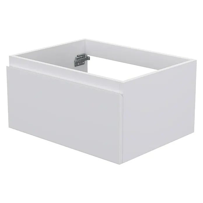 Camargue Espacio Waschtischunterschrank - 60 x 46 x 30 cm, Gama weiß matt - Weißer Unterschrank für Waschbecken zur stilvollen Badgestaltung. Der Schrank bietet Stauraum und ist schlicht und modern im Design gehalten.