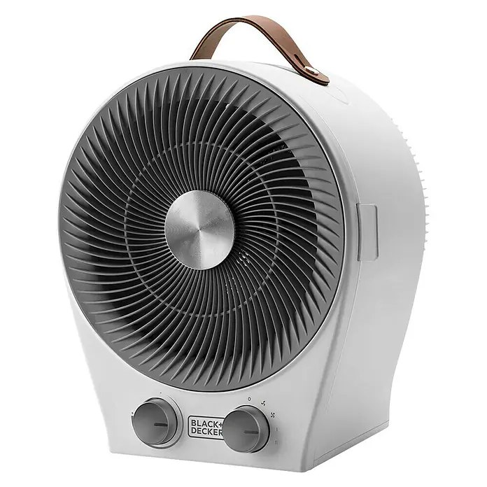 Black+Decker Heizlüfter BXFSH2000E - 1.000 W - 2.000 W, Weiß - Dieser Heizlüfter von Black+Decker kombiniert Stil und Funktionalität für eine angenehme Wärme. Sein modernes Design passt sich jeder Einrichtung an.