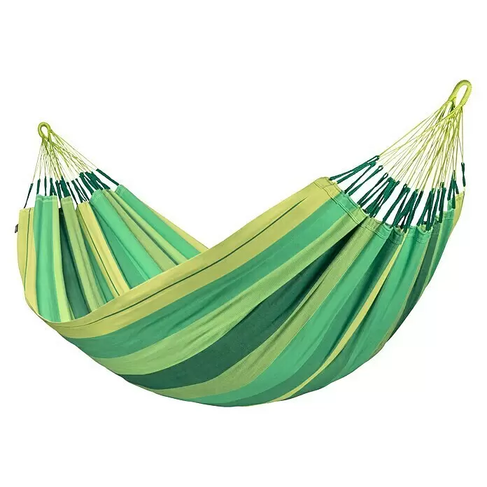 La Siesta Hängematte Modesta - L x B: 350 x 160 cm, Jungle, Double - Diagonale Ansicht