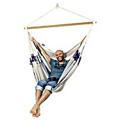 La Siesta Hamaca colgante Domingo Kingsize (L x An x Al: 210 x 130 x 170 cm, Azul/Blanco) | BAUHAUS