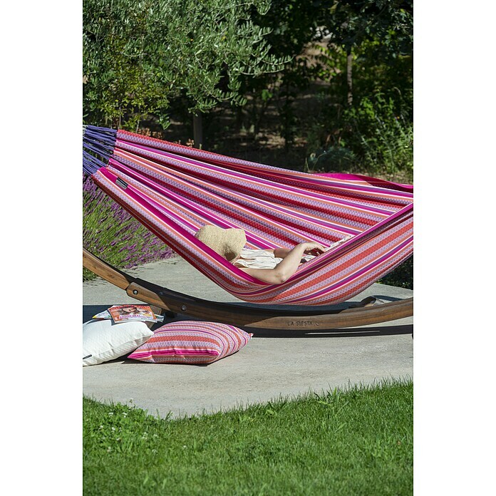 La Siesta Hängematte Modesta (L x B: 350 x 160 cm, Flamingo, Double) | BAUHAUS