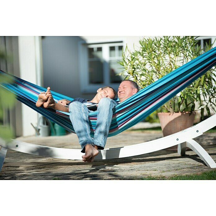 La Siesta Hamaca Brisa Kingsize (L x An: 400 x 180 cm, Wave) | BAUHAUS