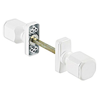 Pomo para puerta (Aluminio, Blanco)