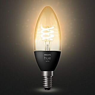 Philips Hue Smart-LED-Lampen Set Smart Vintage E27 (E14, Dimmbar, Warmweiß, 300 lm, 4,5 W, 1 Stk.)