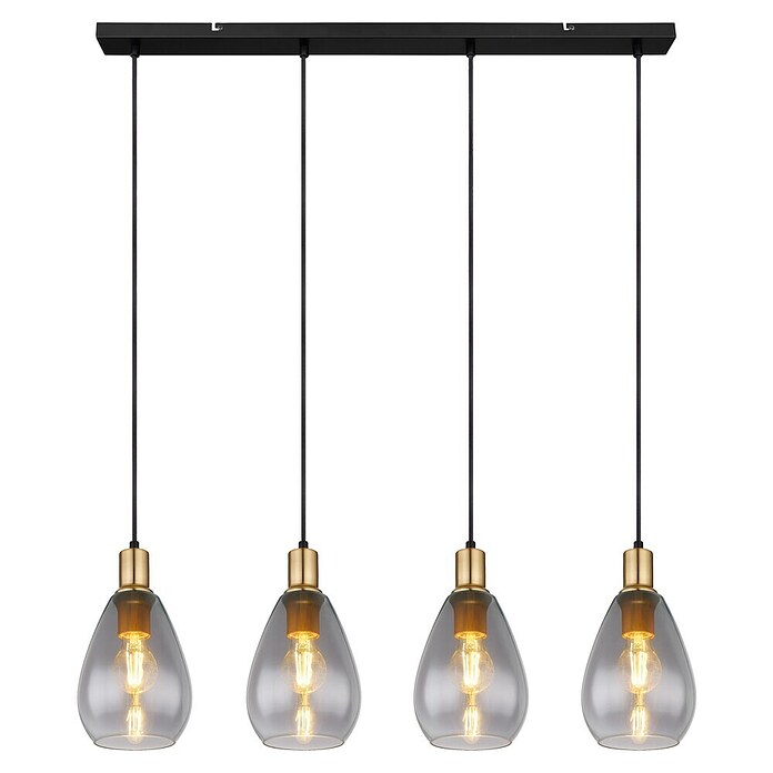 Globo Okrugla viseća svjetiljka  (D x Š x V: 900 x 150 x 1.200 mm, E27, Broj žarulja: 4 Kom.) | BAUHAUS