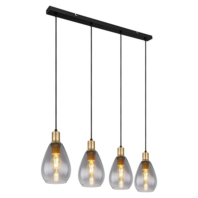 Globo Okrugla viseća svjetiljka  (D x Š x V: 900 x 150 x 1.200 mm, E27, Broj žarulja: 4 Kom.) | BAUHAUS