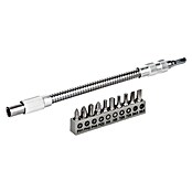 Bosch Set de puntas Flexible (11 pzs., Barra flexible 200mm con adaptador 1/4