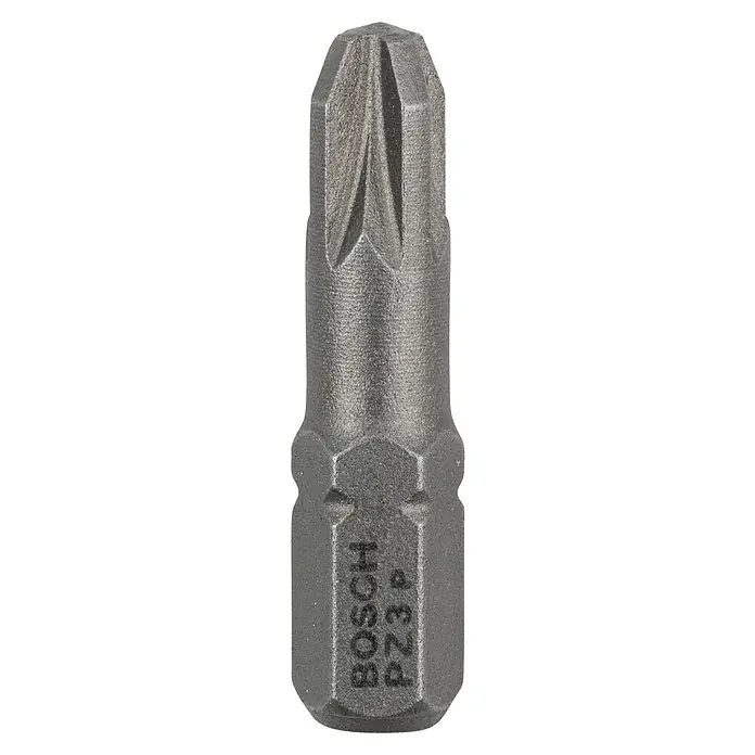 Bosch Punta Extra Hard C - PZ 3, 25 mm, 3 ud. - Punta Bosch PZ3: Herramienta duradera para atornillar con precisión. Ideal para uso profesional y bricolaje.