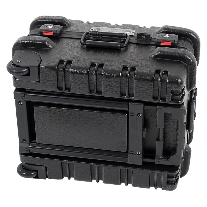 Hepco & Becker Werkzeugkoffer Chicago Case 5530 - L x B x H: 420 x 510 x 340 mm, High Density Polyethylen (HDPE) - Schwarzer Hepco & Becker Transportkoffer mit Rollen und Tragegriff für sicheren Transport von Equipment.