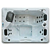 Zunanji masažni bazen Diablo  (210 x 160 x 80 cm, Črna/Bela, Maksimalno število oseb: 3) | 3982 - Outdoor Whirlpools | DCGF - Wellness | DCG - Sauna Wellness | DC - Sanitärinstallation | D - Sanitär | BAUHAUS