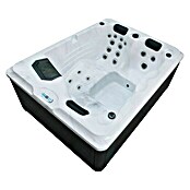 Zunanji masažni bazen Diablo  (210 x 160 x 80 cm, Črna/Bela, Maksimalno število oseb: 3) | 3982 - Outdoor Whirlpools | DCGF - Wellness | DCG - Sauna Wellness | DC - Sanitärinstallation | D - Sanitär | BAUHAUS