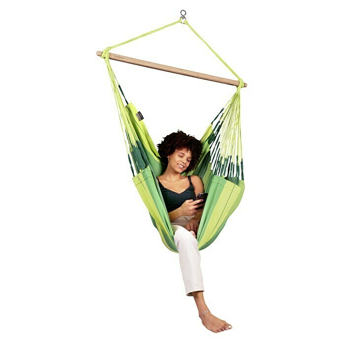 La Siesta Hängesessel Habana Comfort (L x B x H: 180 x 115 x 160 cm, Jungle) | BAUHAUS