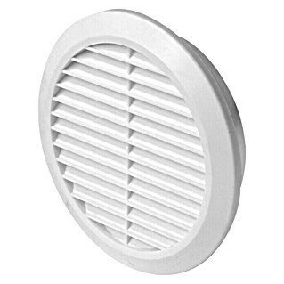 Vafra Okrugla ventilacijska rešetka (Bijela, Promjer: 160 mm)