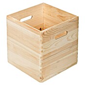 Astigarraga Dinamic Caja de madera (L x An x Al: 30 x 30 x 30 cm, Natural)