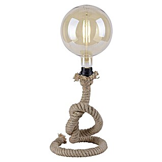 Just Light Rope Lámpara de sobremesa redonda (15 W, Ø x Al: 20 x 33 cm, E27)