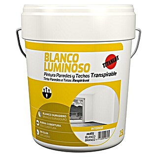 Titanlux Pintura para paredes Blanco Luminoso (Blanco luminoso, 15 l, Mate)