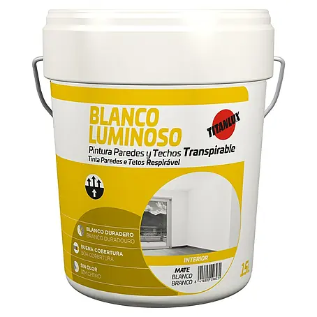 Titanlux  Pintura para paredes Blanco Luminoso