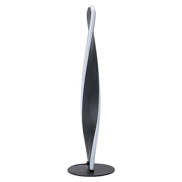 Forlight Merme Lámpara de sobremesa LED redonda (12 W, Ø x Al: 12 x 41 cm, Negro, Blanco neutro) | BAUHAUS