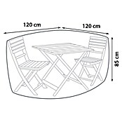 Sunfun Balkon-Set-Schutzhülle (Ø x H: 120 x 85 cm)