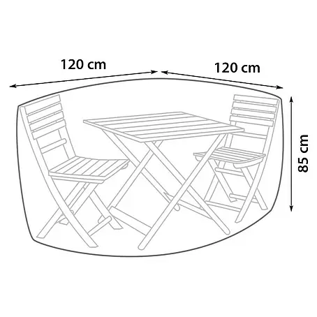 Sunfun  Balkon-Set-Schutzhülle rund