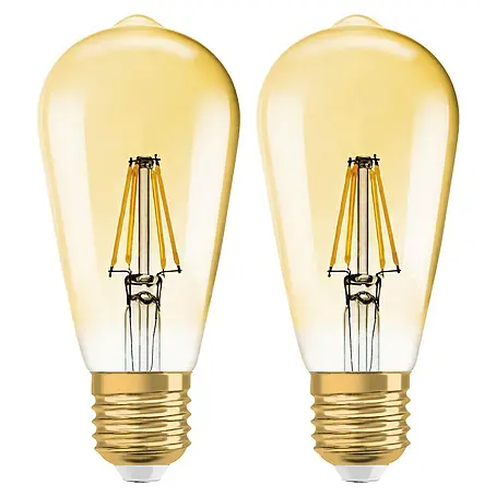 Osram  LED-Lampen Set Vintage Edition 1906 Birnenform E27 2er Set