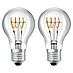 Osram LED-Lampe Glühlampenform E27 klar 