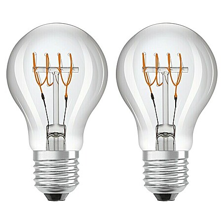 Osram LED-Lampe Glühlampenform E27 klar (E27, Dimmbarkeit: Nicht Dimmbar, 600 lm, 5,9 W)