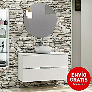 Artysan Conjunto de mueble de baño Loop Top (Ancho: 100 cm, 4 pzs., Blanco, Mate)