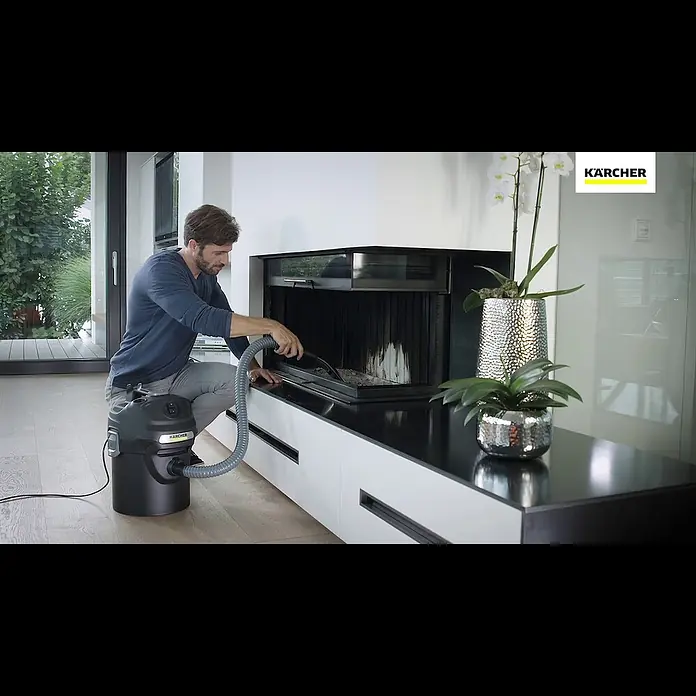 Kärcher Elektro-Aschesauger AD 2 - Leistungsaufnahme: 600 W - Der saugstarke Asche- und Trockensauger AD 2 von Krcher