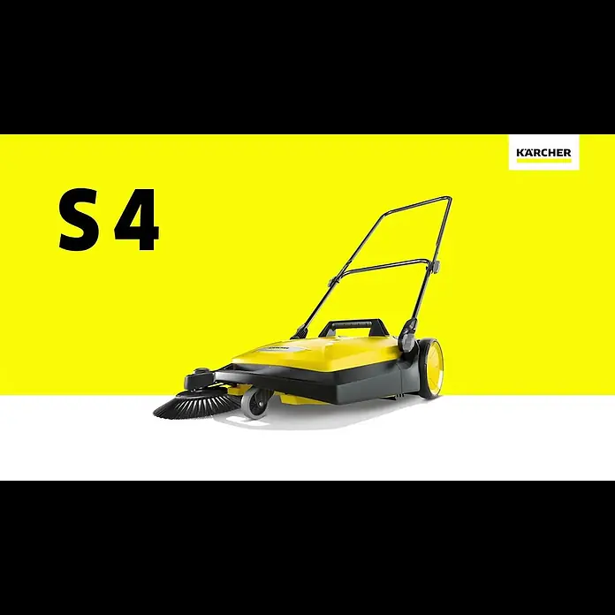 Kärcher Handkehrmaschine S 4 - Flächenleistung: 1.800 m²/h, 20 l - Kehrmaschine S 4 von Krcher