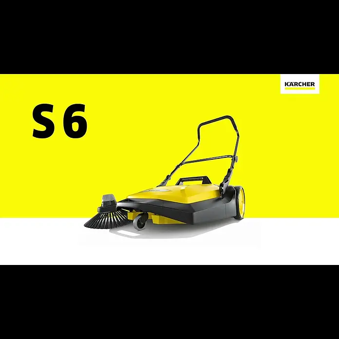 Kärcher Handkehrmaschine S 6 - Flächenleistung: 2.500 m²/h, 38 l - Kehrmaschine S 6 von Krcher