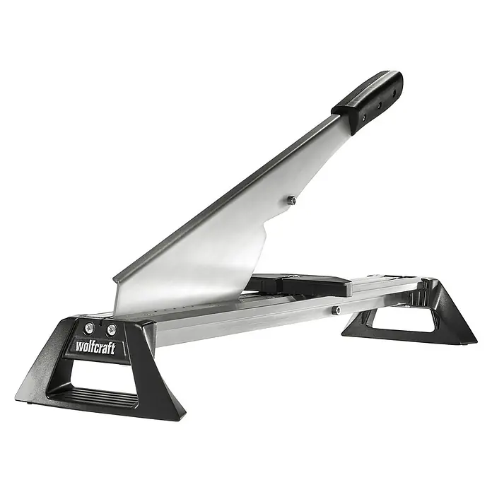 Wolfcraft Laminatschneider LC 600 - Geeignet für: Laminat, Schnittbreite: 465 mm, Material: Aluminium - Wolfcraft Laminatschneider LC 600: Präzises und staubfreies Schneiden von Laminat, Vinyl und Parkett. Ideal für Renovierungsarbeiten.