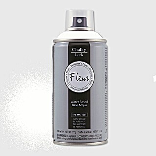 Fleur Pintura en spray Chalky Look (Mate, 300 ml, Titanium Blanco)