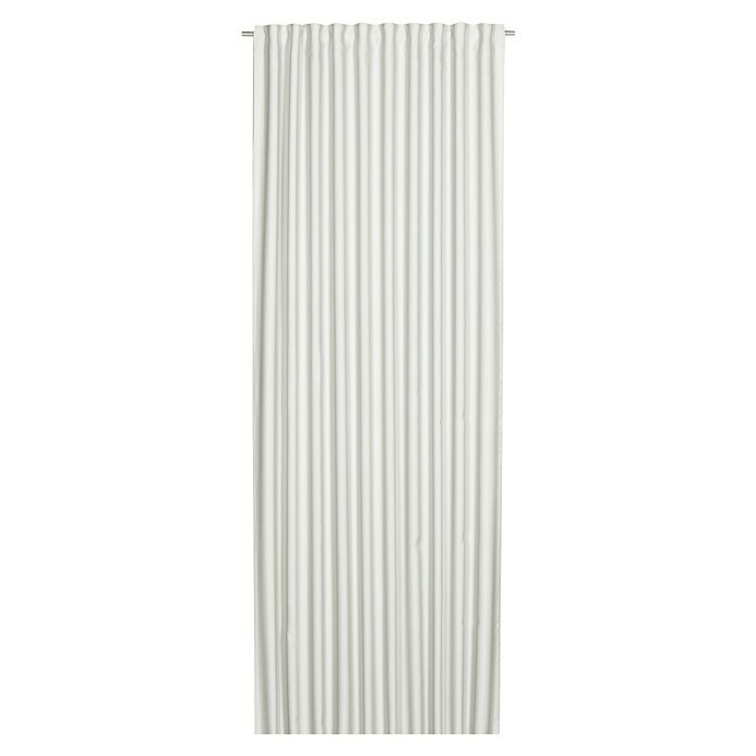 Elbersdrucke Verdunkelungsvorhang Midnight (140 x 255 cm, 100 % Polyester,  Weiß) | BAUHAUS
